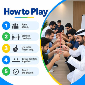 Helium Stick – Teamwork, Communication & Leadership Challenge - Fun Learning Store