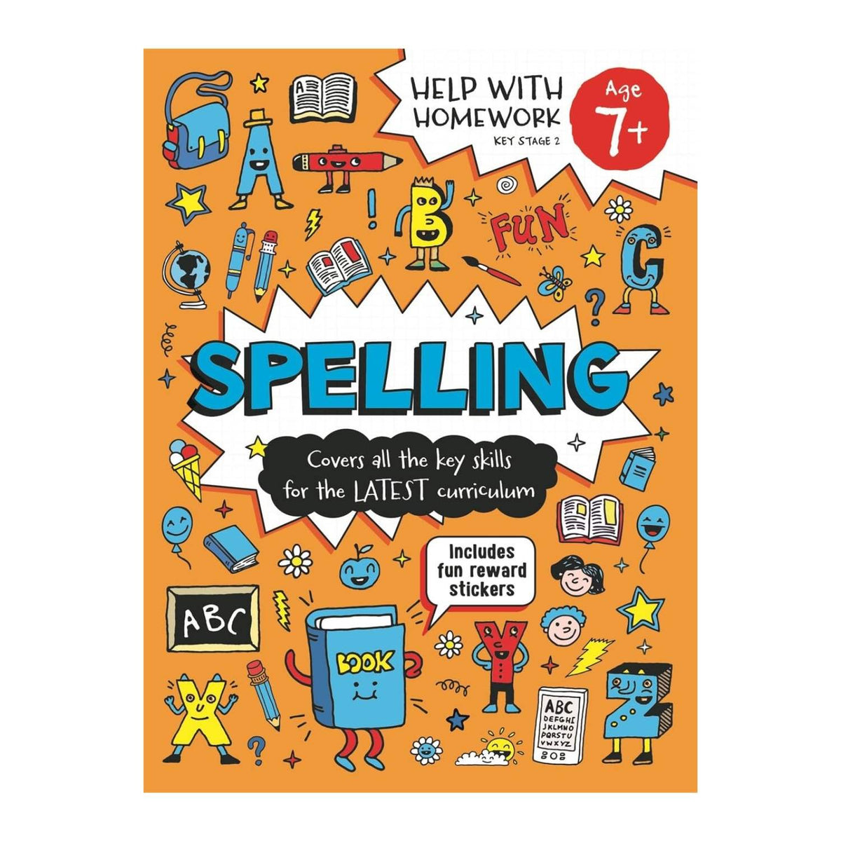 Help With Homework: Age 7+ Spelling: Master Words and Unlock the Joy of Spelling! - Fun Learning Store