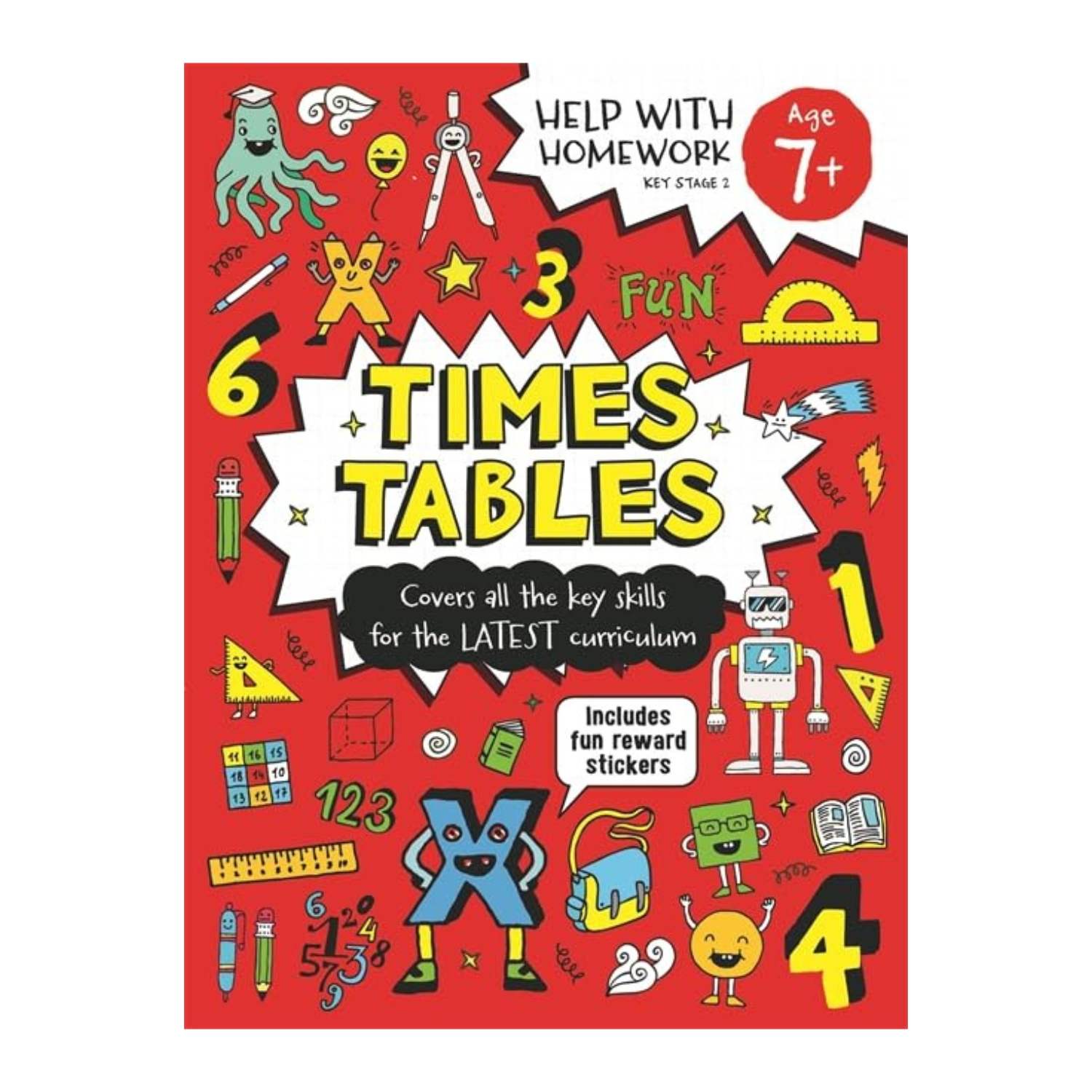 Help With Homework: Age 7+ Times Tables: Mastering Math Has Never Been This Fun! - Fun Learning Store
