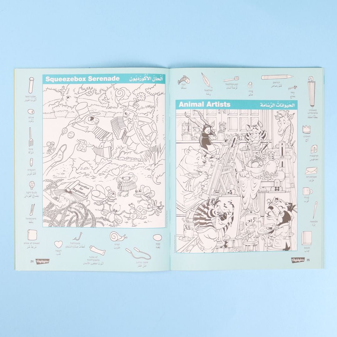 Hidden Pictures Series - Blue | Fun & Educational Activity Book - Fun Learning Store