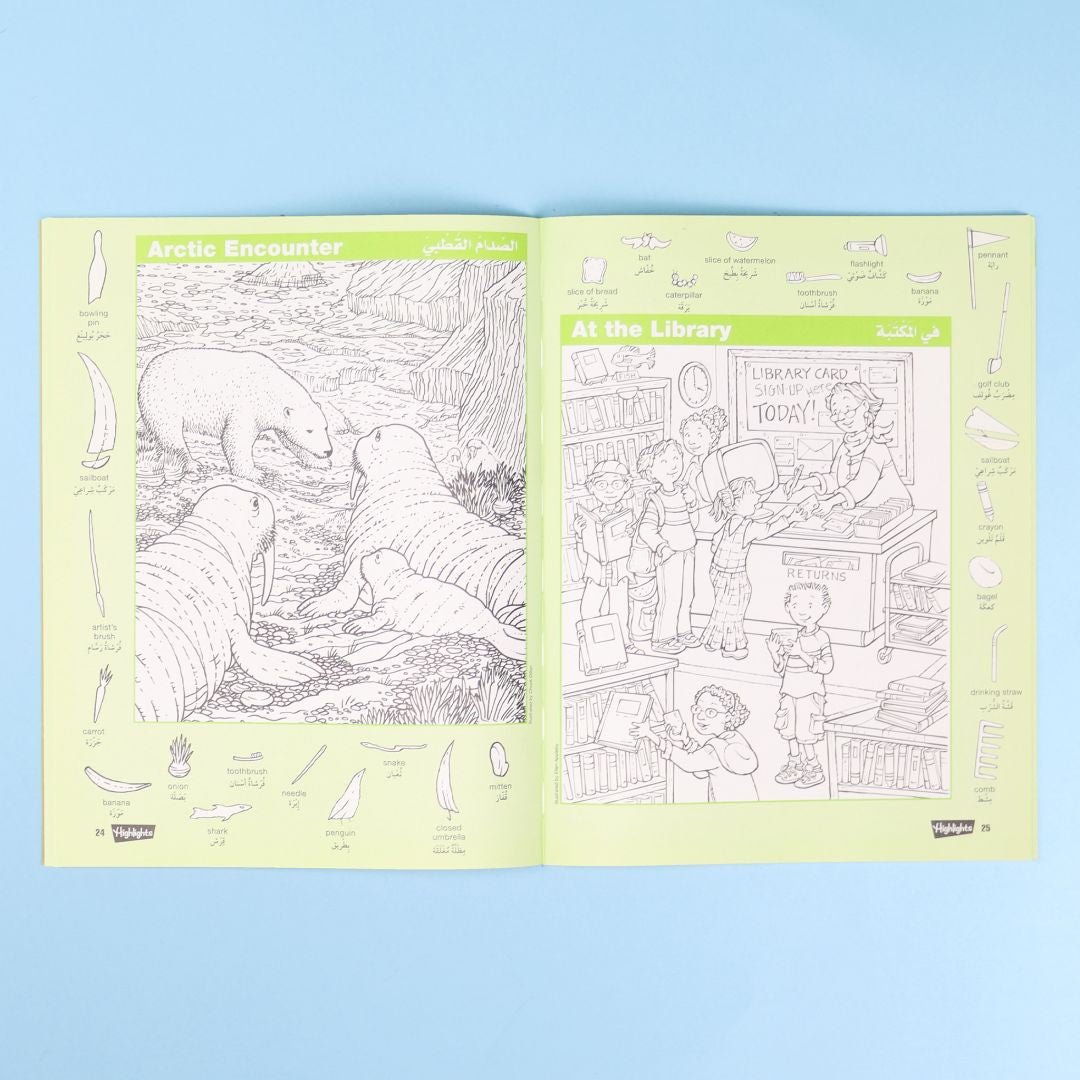 Hidden Pictures Series – Large Green | Fun & Educational Puzzle Book for Kids - Fun Learning Store