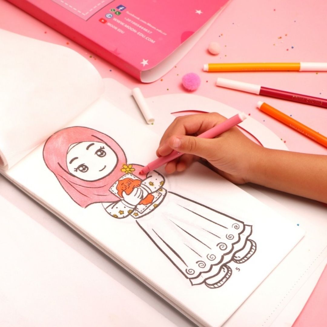 Hijabi Coloring Bag: Beloved Product for Our Sweet Girls - Fun Learning Store