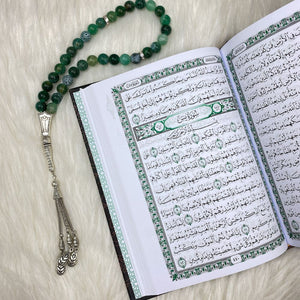 Holy Quran in Othmanic Script - Black & Gray | Mushaf Sharif sized 20x14CM - Fun Learning Store