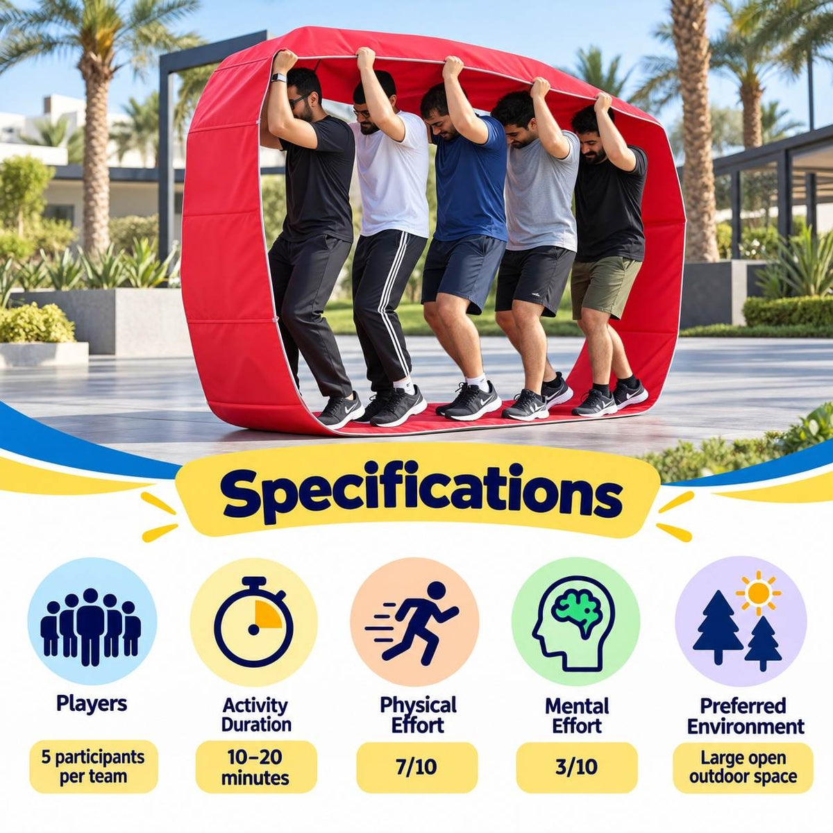 Human Wheel – Teamwork, Coordination & Leadership Challenge - Fun Learning Store