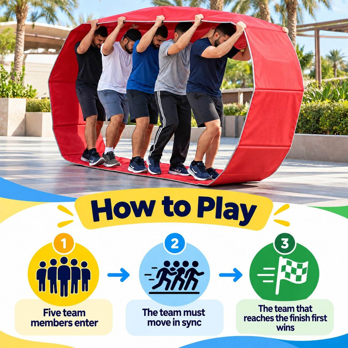 Human Wheel – Teamwork, Coordination & Leadership Challenge - Fun Learning Store