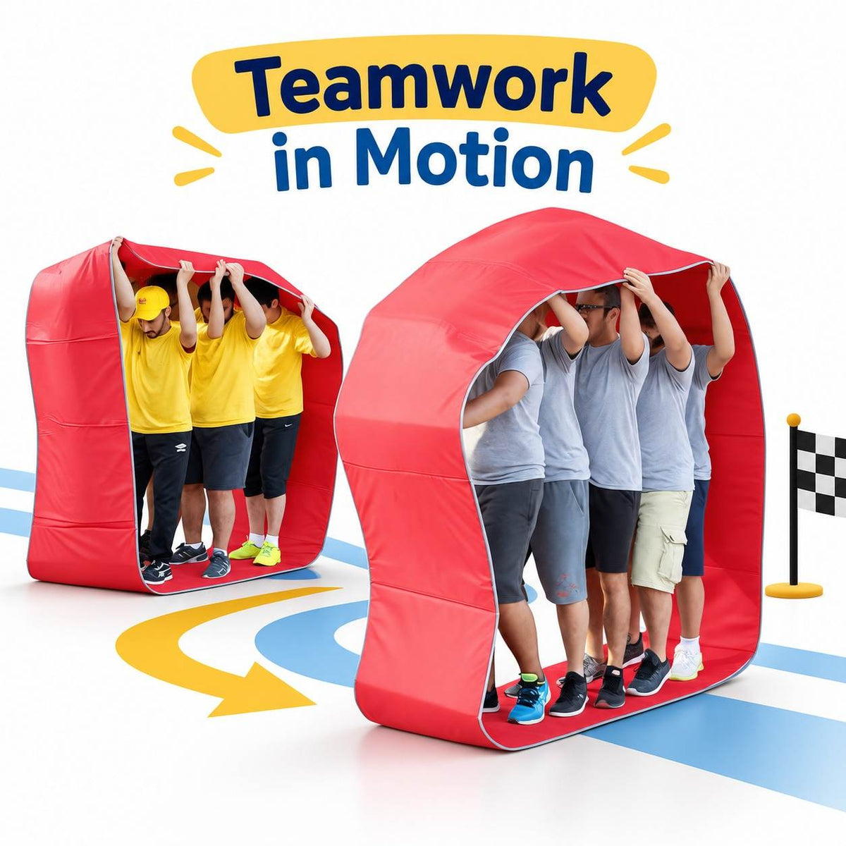 Human Wheel – Teamwork, Coordination & Leadership Challenge - Fun Learning Store