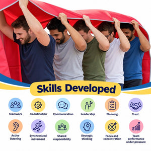 Human Wheel – Teamwork, Coordination & Leadership Challenge - Fun Learning Store