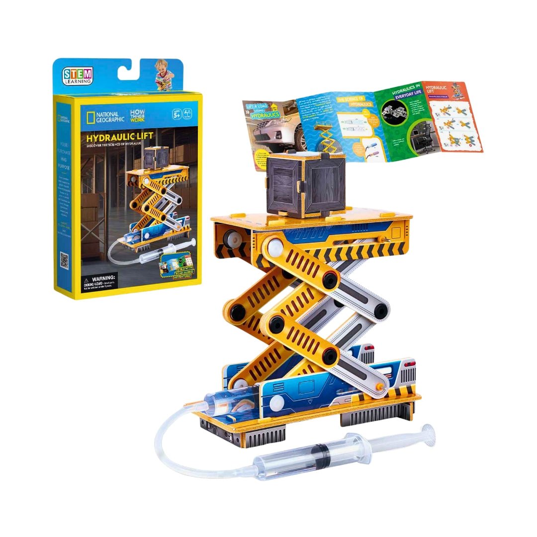 Hydraulic Lift for Kids – Discover the Power of Lifting with Your Own Hands! - Fun Learning Store