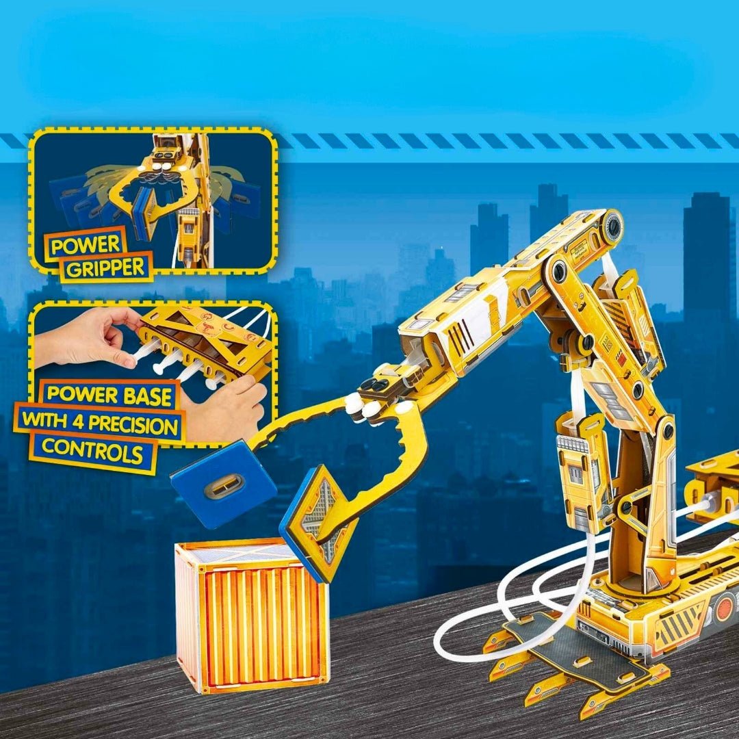 Hydraulic Robot Arm – Build, Explore, Control! - Fun Learning Store