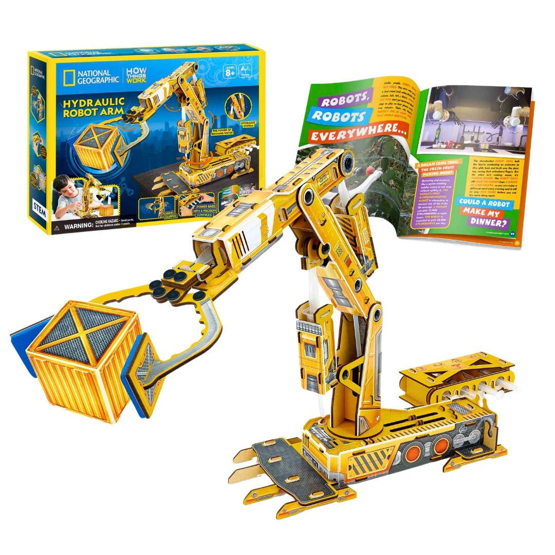 Hydraulic Robot Arm – Build, Explore, Control! - Fun Learning Store