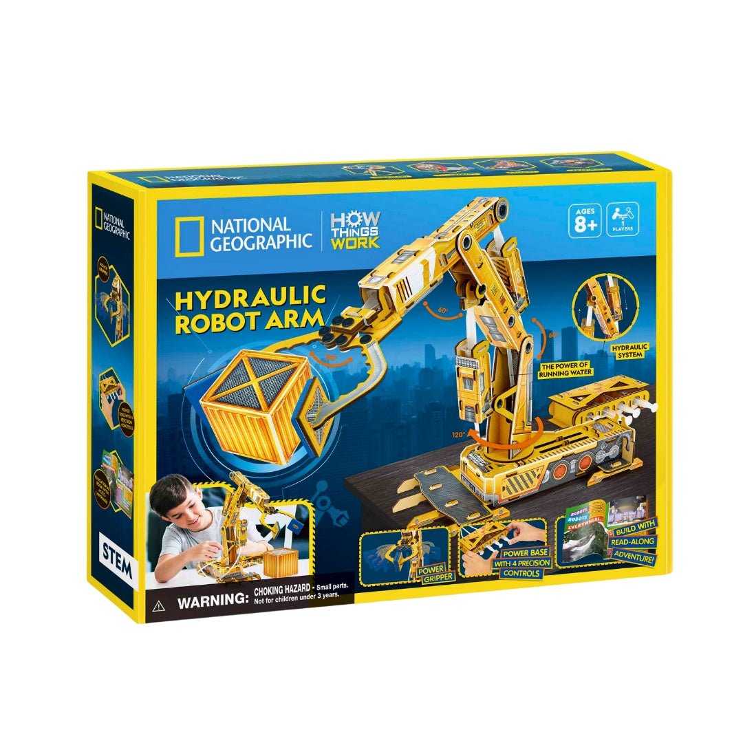 Hydraulic Robot Arm – Build, Explore, Control! - Fun Learning Store
