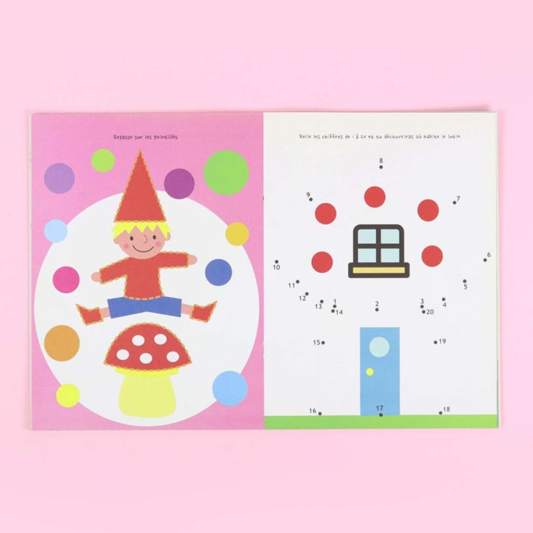 I connect the dots book +5 years - Red | Educational activities for kids - Fun Learning Store
