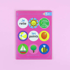 I connect the dots book +5 years - Rose | Educational activities for kids - Fun Learning Store