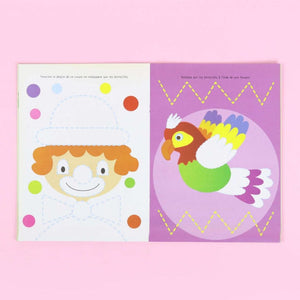 I connect the dots book +5 years - Rose | Educational activities for kids - Fun Learning Store