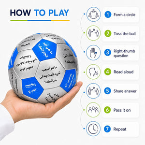 Ice Breaker Ball Arabic – 32 Questions for Team Building, Group Activities & Training - Fun Learning Store