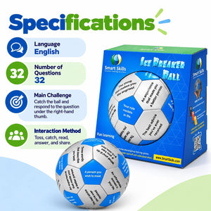 Ice Breaker Ball (English) – Interactive Icebreaking & Conversation Activity - Fun Learning Store
