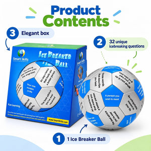 Ice Breaker Ball (English) – Interactive Icebreaking & Conversation Activity - Fun Learning Store