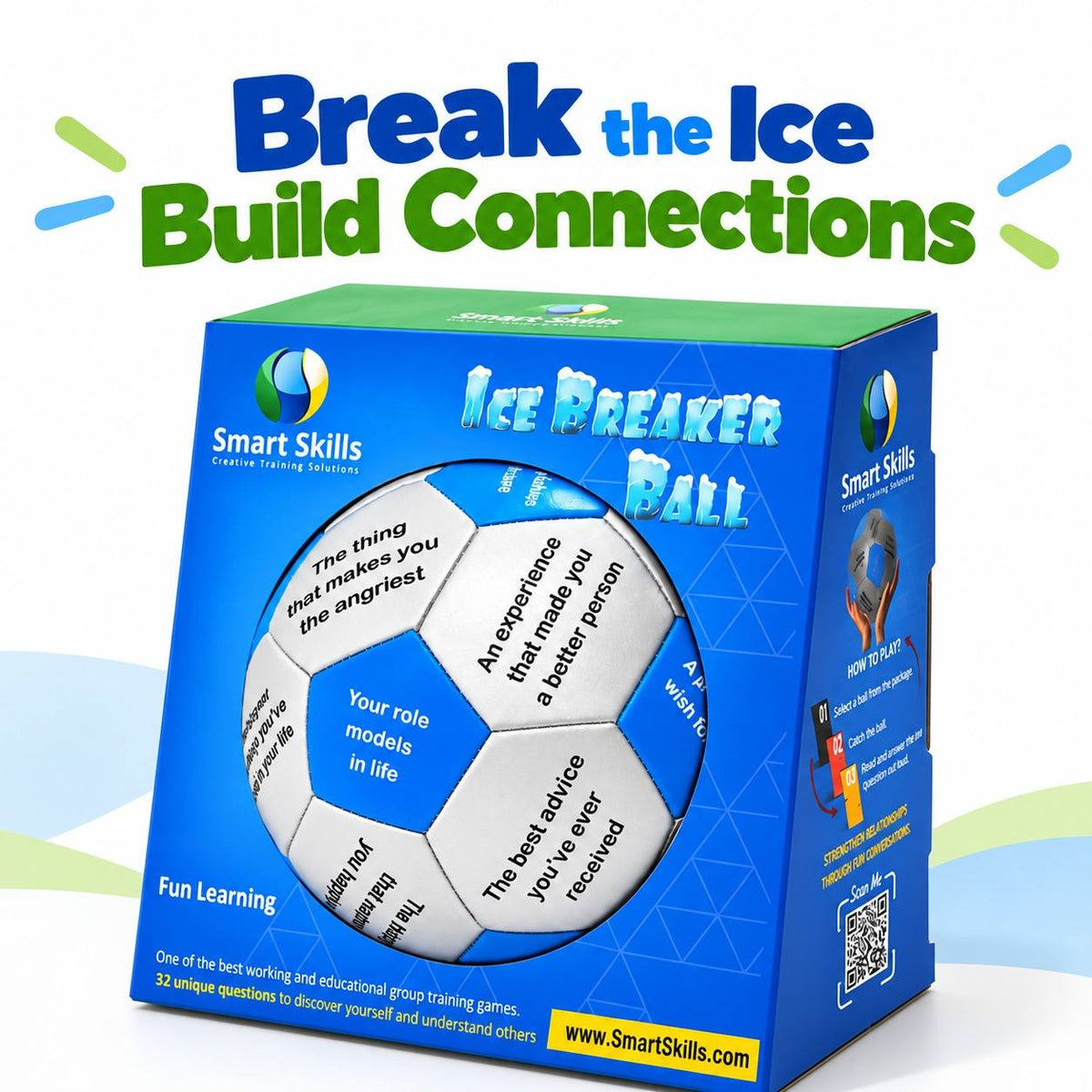 Ice Breaker Ball (English) – Interactive Icebreaking & Conversation Activity - Fun Learning Store