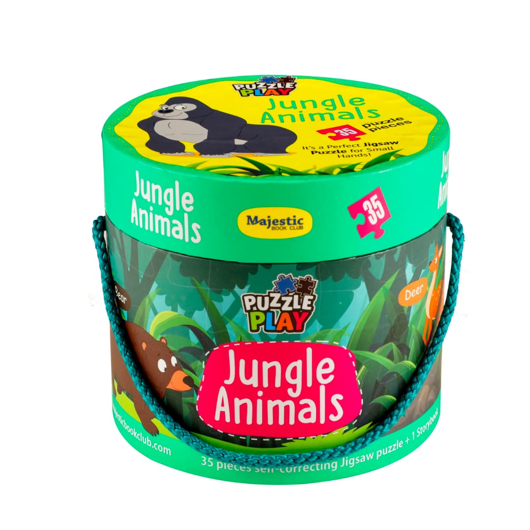 Jungle Animals | Puzzle Play | Roaring Fun with our Wild Animal Puzzle Play Collection - Fun Learning Store