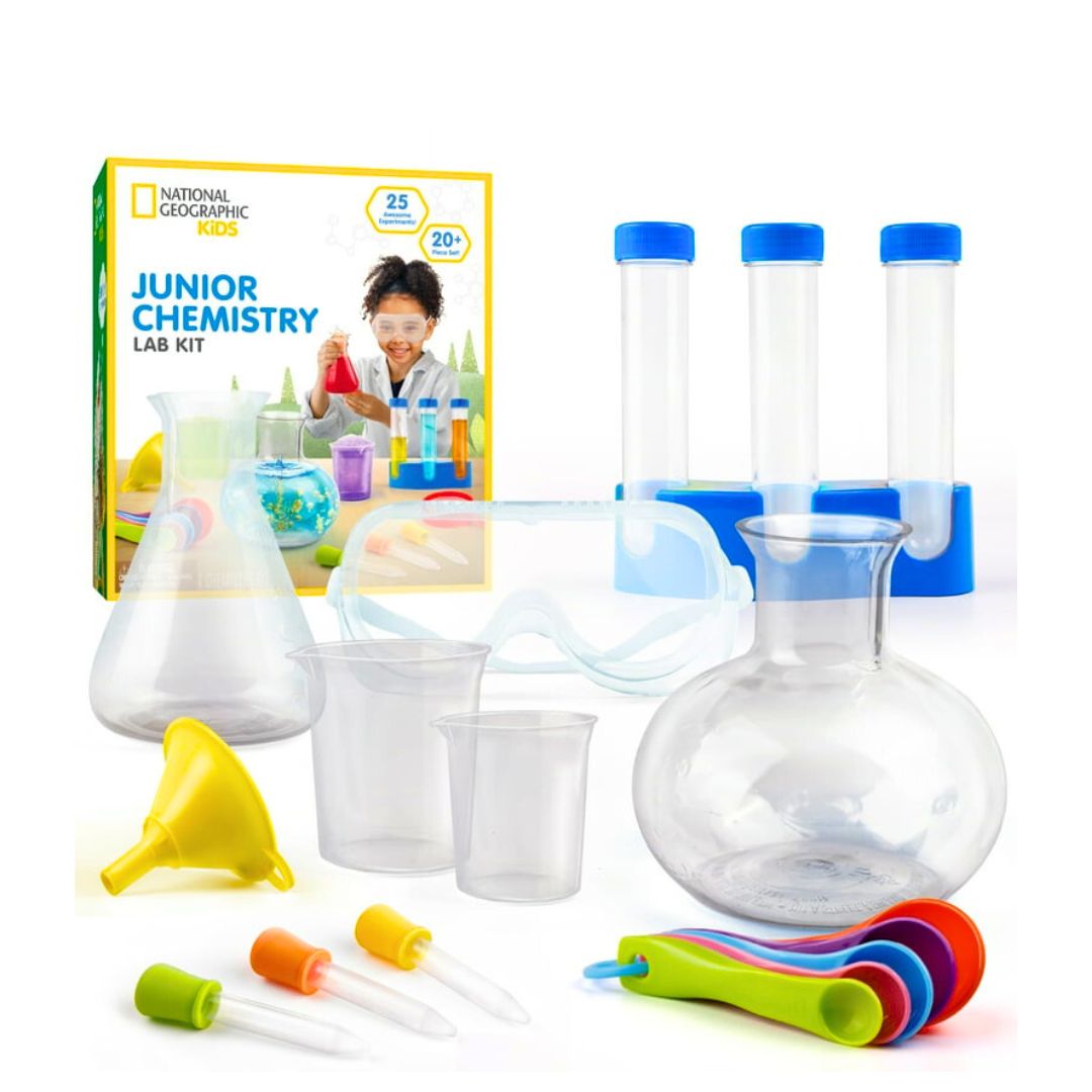 Junior Chemistry Lab Kit – 25 Explosive Experiments for Curious Kids! - Fun Learning Store