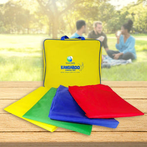 Kangaroo Jumping Race Bags – Colorful 4 - Pack for Team Fun! 🦘🎉👨‍👩‍👧‍👦 - Fun Learning Store