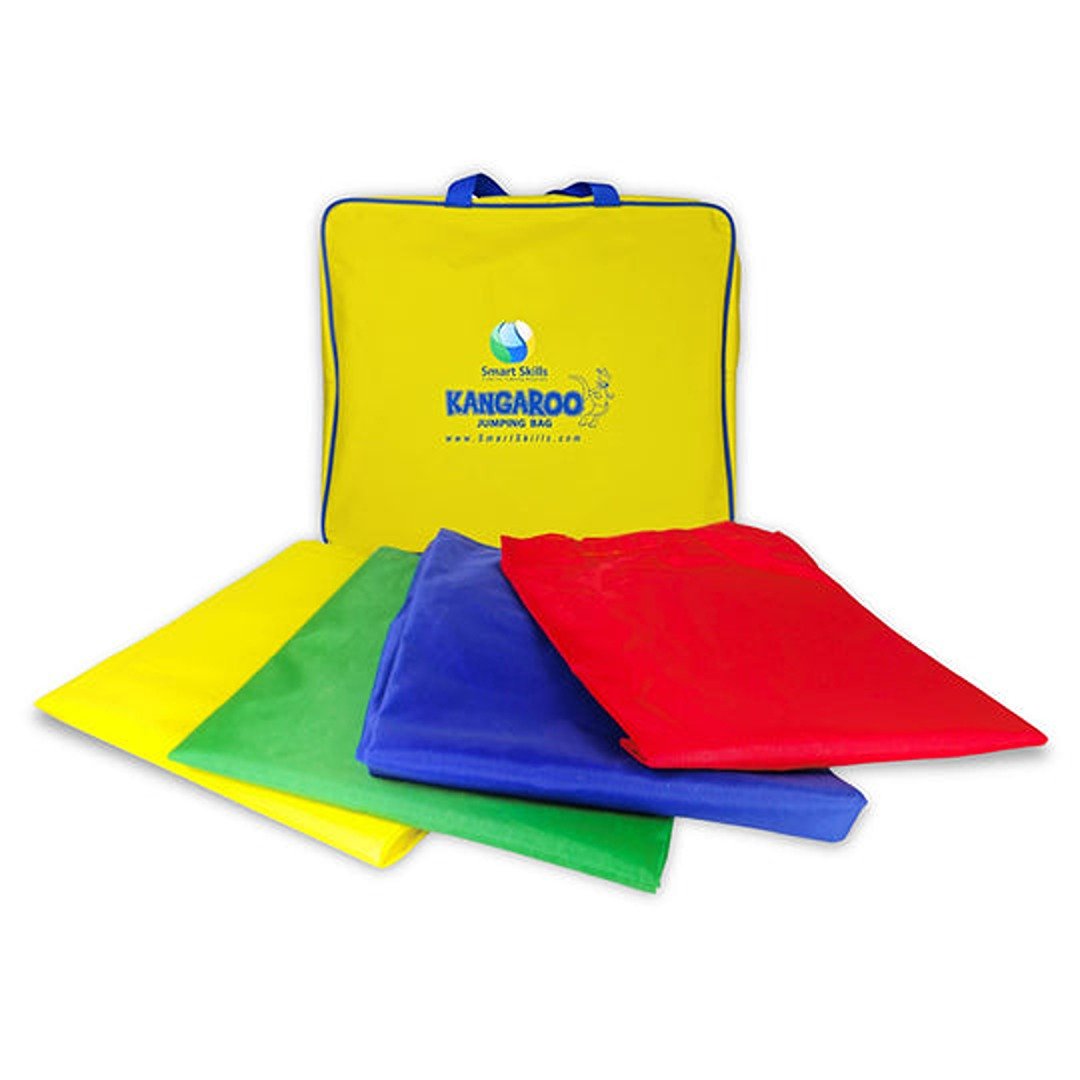 Kangaroo Jumping Race Bags – Colorful 4 - Pack for Team Fun! 🦘🎉👨‍👩‍👧‍👦 - Fun Learning Store