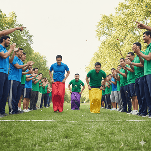 Kangaroo Jumping Race Bags – Colorful 4 - Pack for Team Fun! - Fun Learning Store