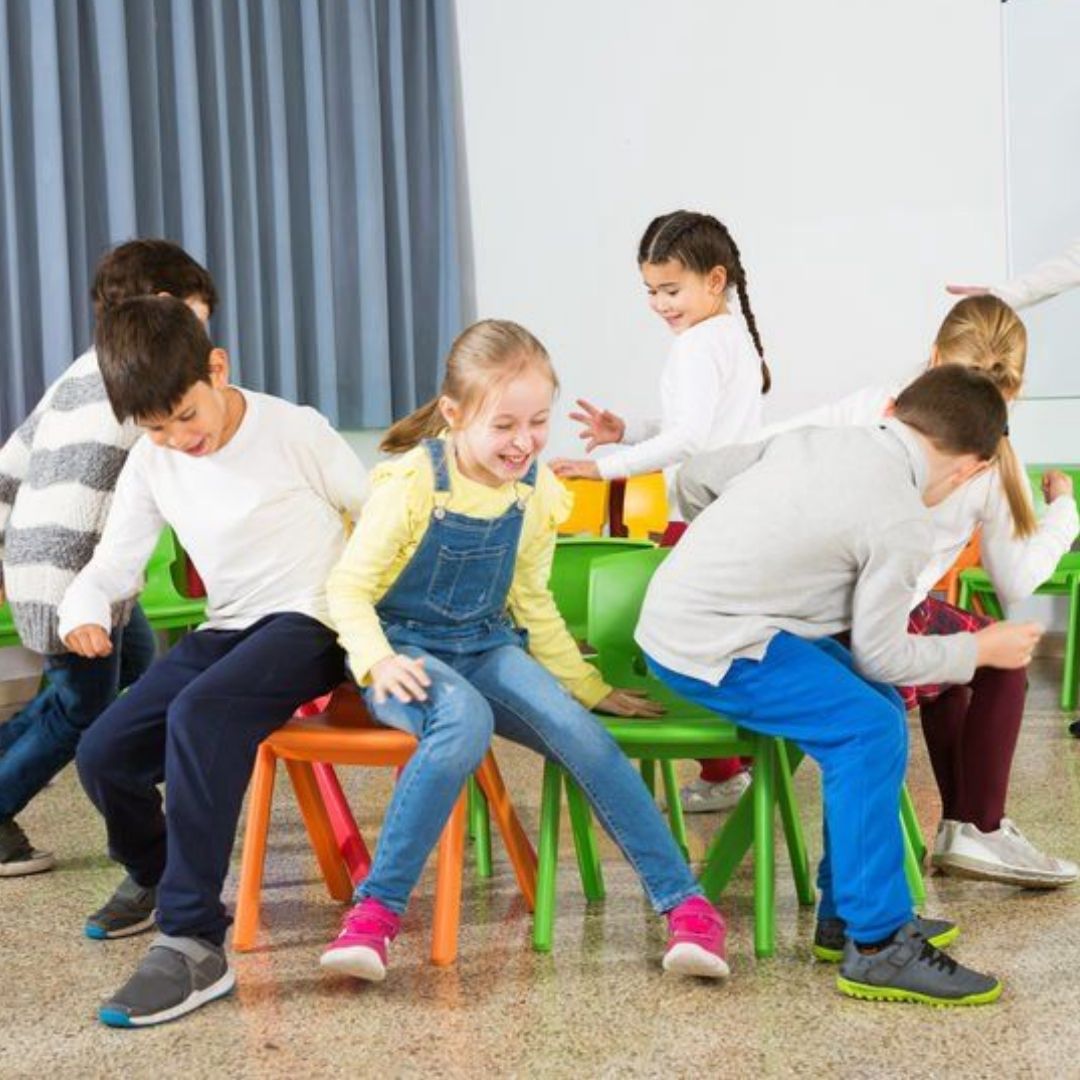 Kid's Durable Plastic Chair for Classroom, Home, and Outdoor Uses - Seat height 28 cm - Fun Learning Store