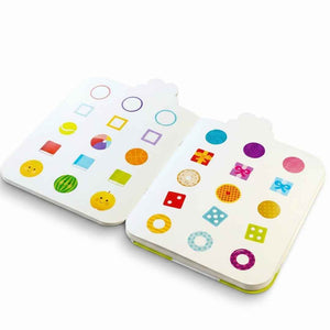 Kids' Friends Stickers Book - Shapes +2 - Fun Learning Store
