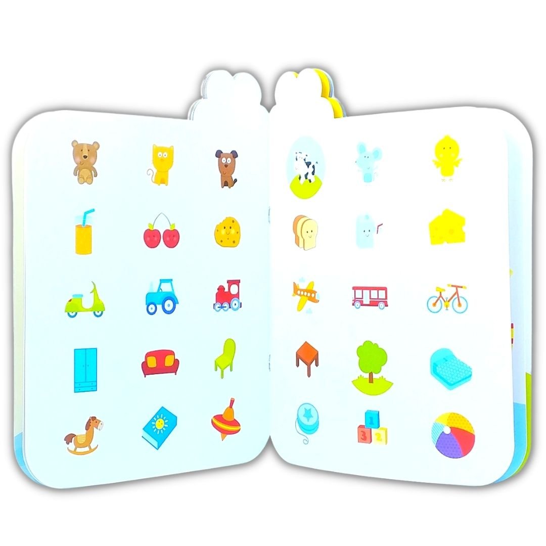 Kids' Friends Stickers Book - Words +1 - Fun Learning Store