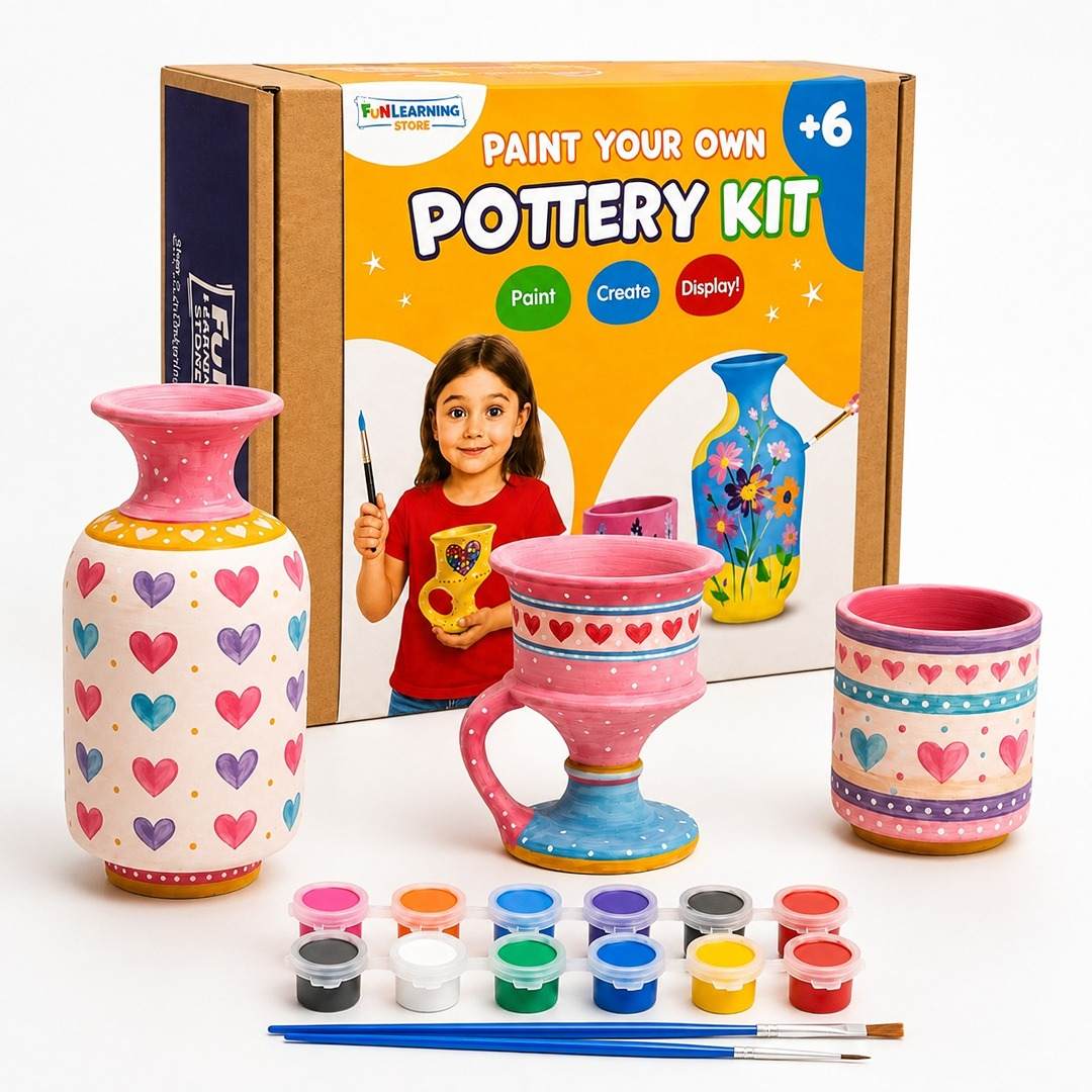 Kids Pottery Kit – The Ultimate Creative Adventure for Little Art Lovers! - Fun Learning Store