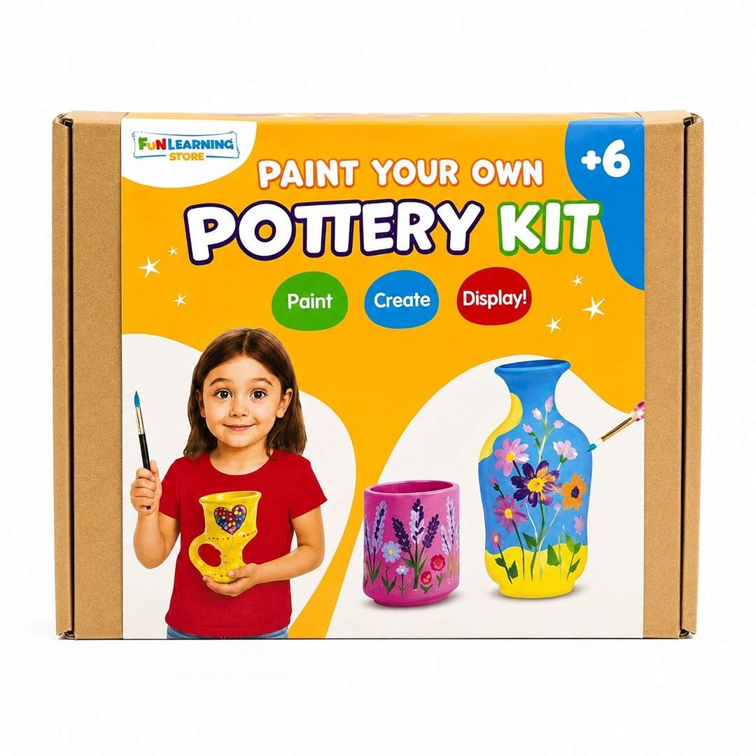 Kids Pottery Kit – The Ultimate Creative Adventure for Little Art Lovers! - Fun Learning Store