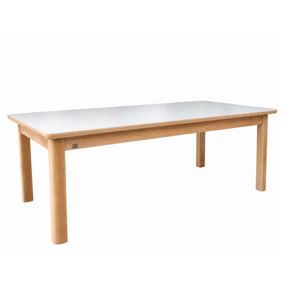Kids Wooden Study Table 120 x 60 cm – Stylish Grey Learning Desk for Children - Fun Learning Store