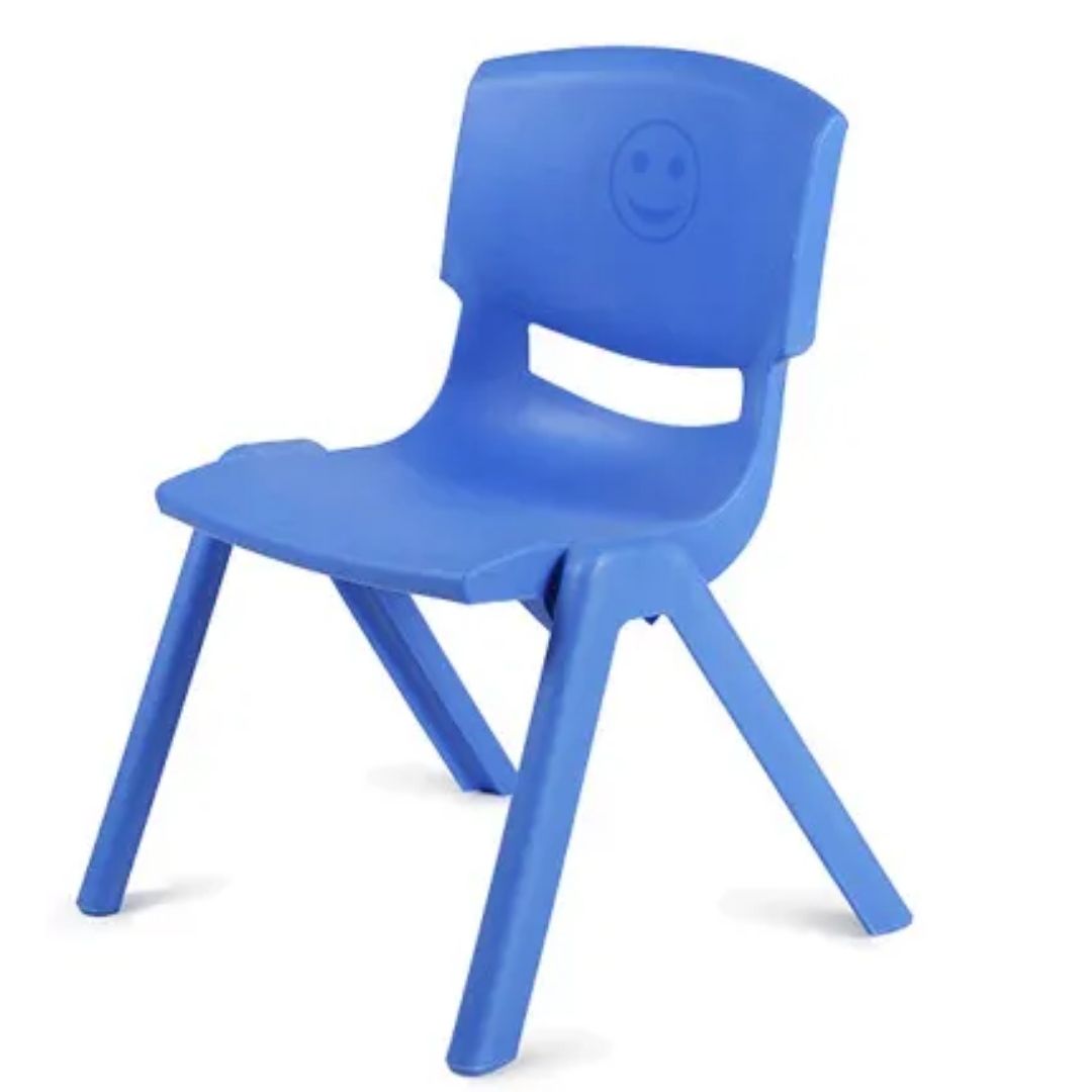 Kid's Durable Plastic Chair for Classroom, Home, and Outdoor Uses - Seat height 28 cm