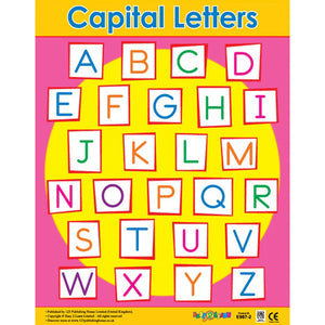 Language Arts Wall Chart Pack (6 Charts) – Engaging English Alphabet Learning for Kids - Fun Learning Store