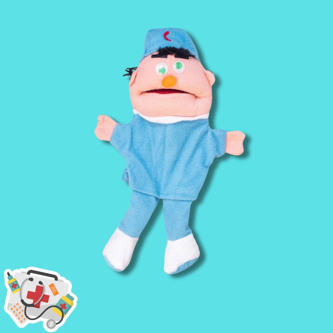 Large Career Puppets with Movable Mouths – Soft Fabric Set of 5 for Speaking & Role Play Fun - Fun Learning Store