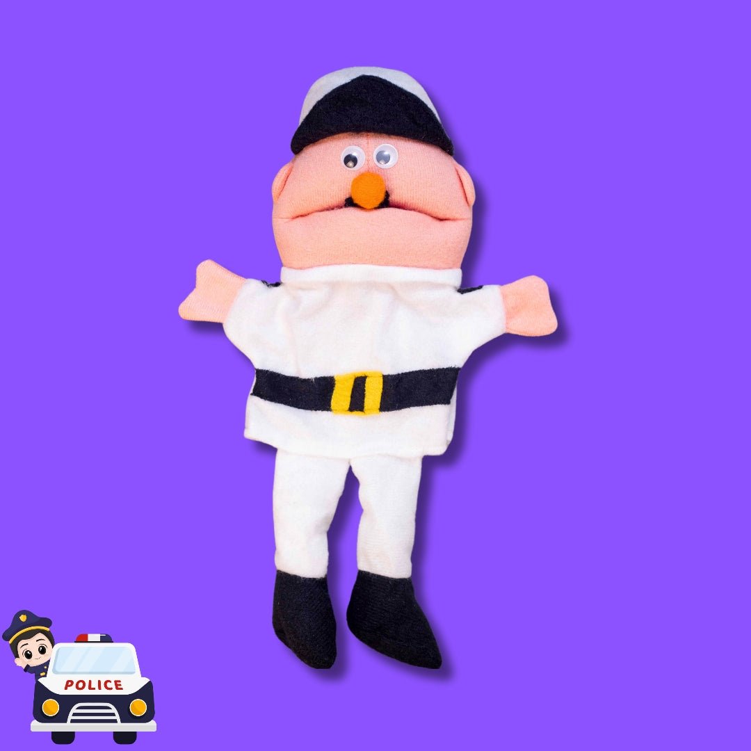 Large Career Puppets with Movable Mouths – Soft Fabric Set of 5 for Speaking & Role Play Fun - Fun Learning Store