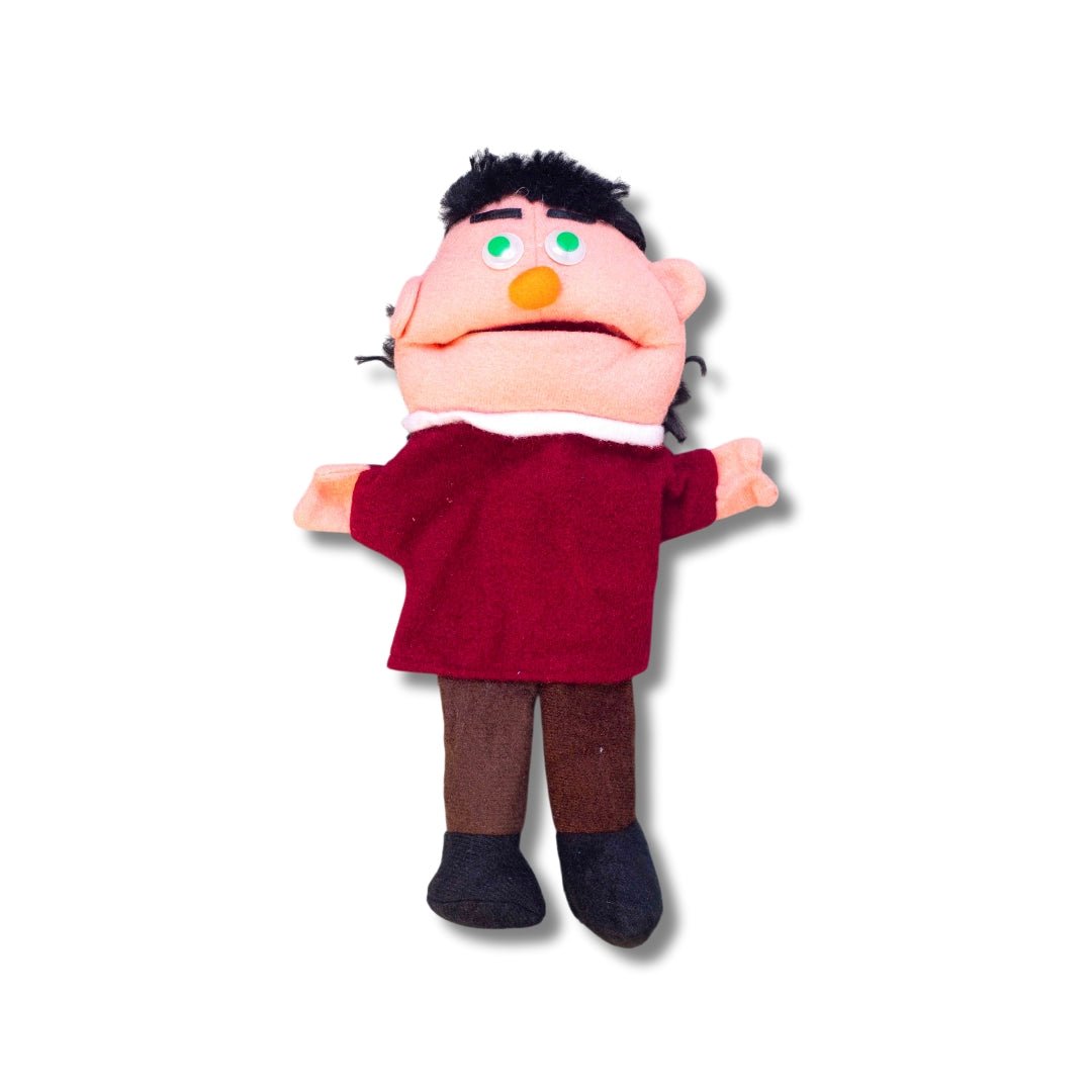 Large Fabric Hand Puppets with Movable Mouths – Set of 5 for Kids & Adults Role Play - Fun Learning Store
