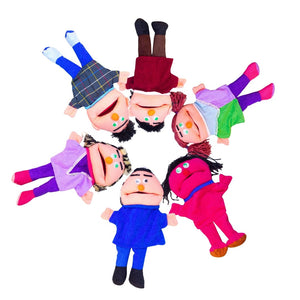 Large Fabric Hand Puppets with Movable Mouths – Set of 5 for Kids & Adults Role Play - Fun Learning Store