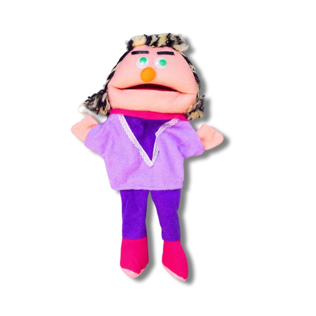 Large Fabric Hand Puppets with Movable Mouths – Set of 5 for Kids & Adults Role Play - Fun Learning Store