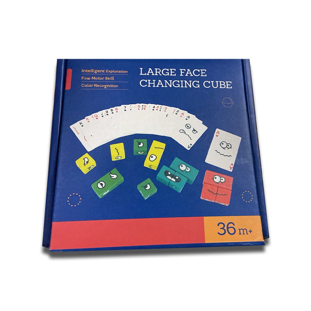 Large Face Changing Cube – Educational Toy for Cognitive Development - Fun Learning Store