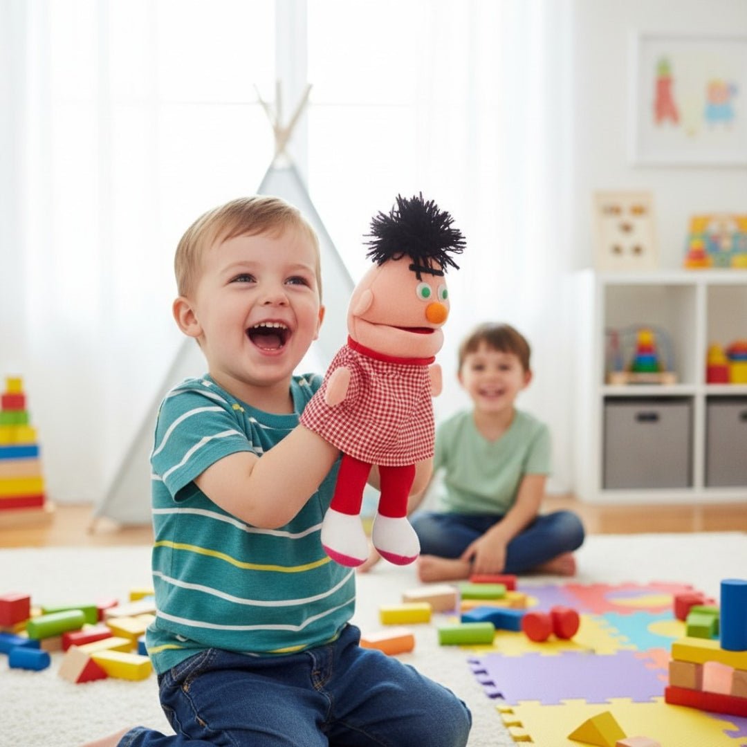 Large Hand Puppets with Movable Mouths – Fabric Set of 6 for Expressive Play & Storytelling - Fun Learning Store