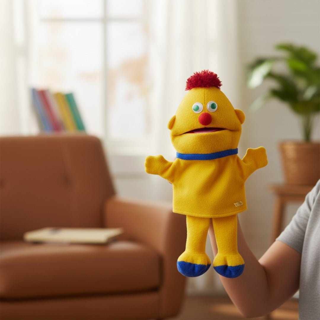 Large Hand Puppets with Movable Mouths – Fabric Set of 6 for Expressive Play & Storytelling - Fun Learning Store