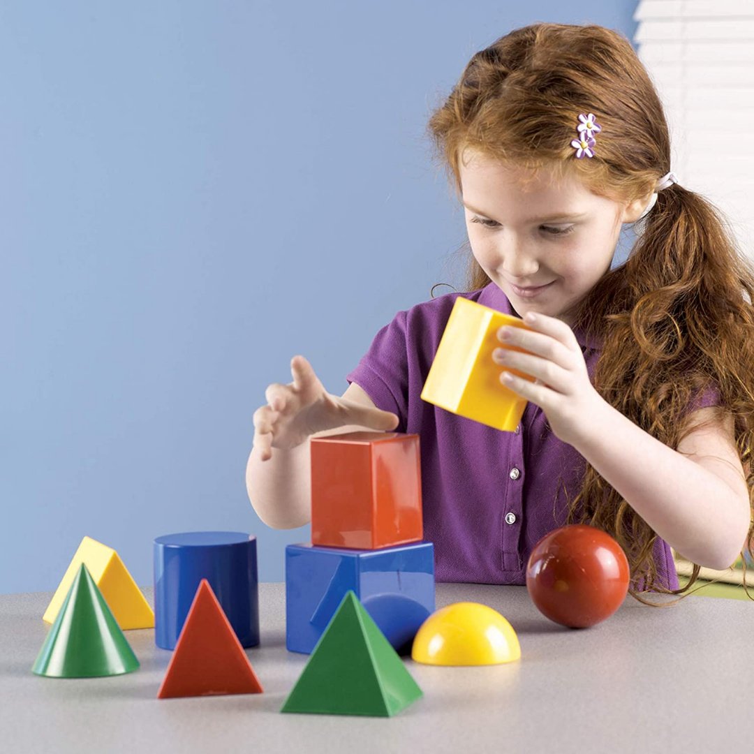 Large Plastic Geometric Shapes, Set of 10 - Fun Learning Store