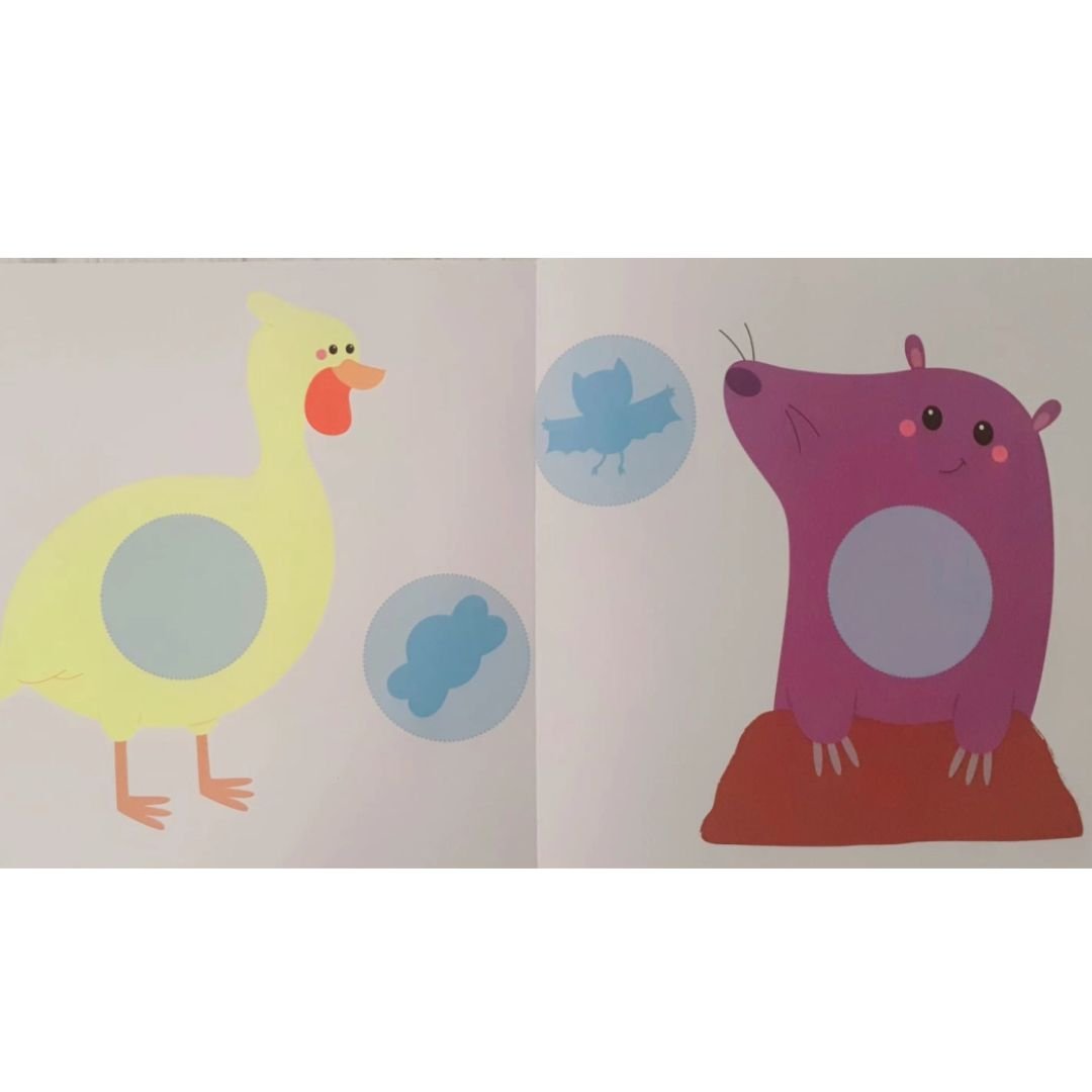 Large Stickers Book for Kids - Farm Animals +1 - Fun Learning Store