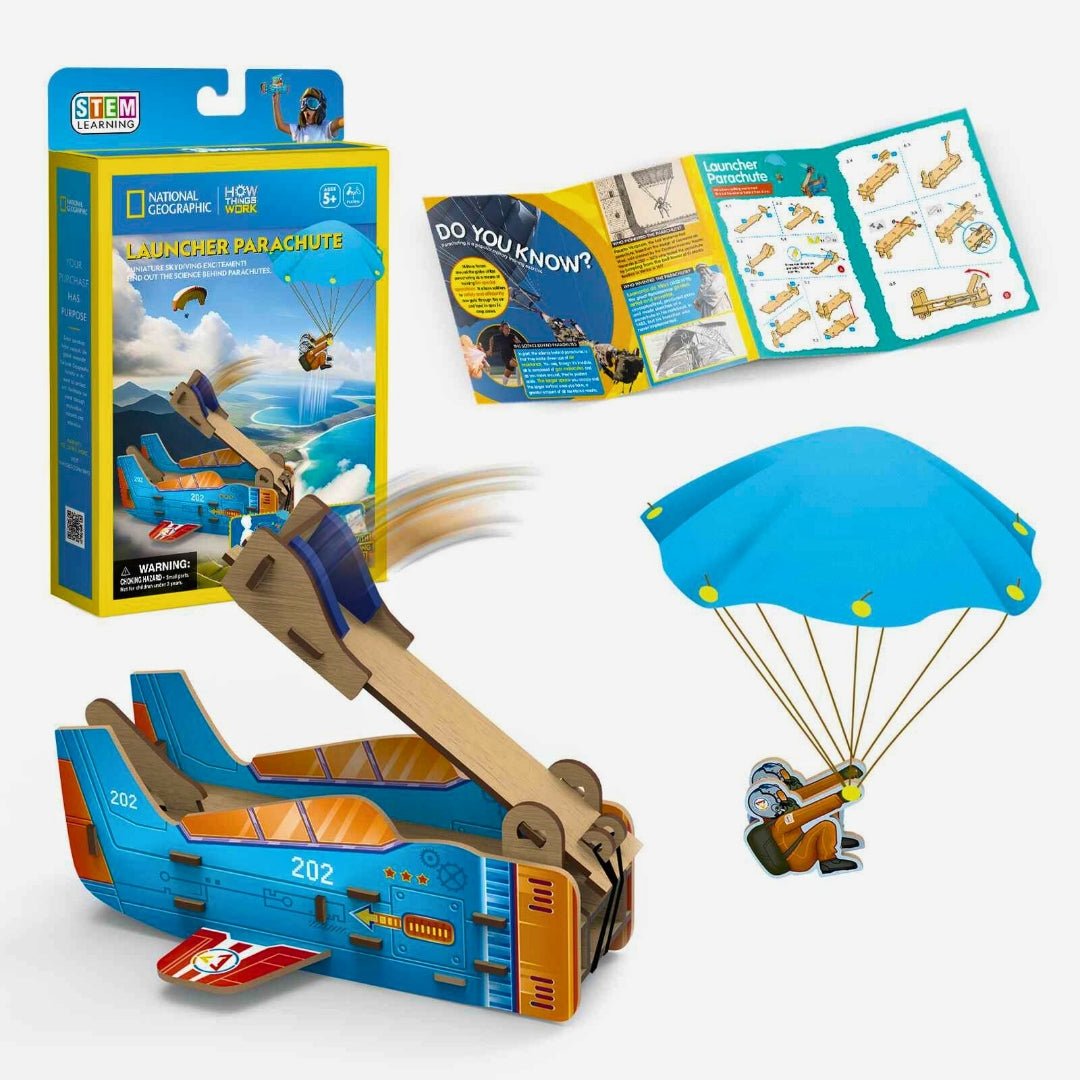 Launcher Parachute Toy – Soar High & Float Back with Wonder! - Fun Learning Store