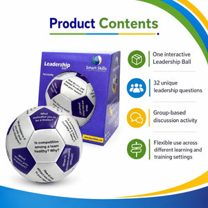 Leadership Ball (English) – 32 Questions for Leadership Development, Team Building & Communication - Fun Learning Store