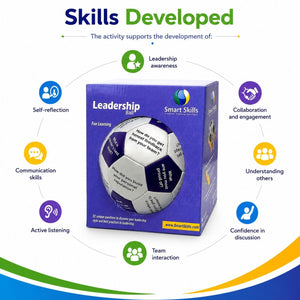 Leadership Ball (English) – 32 Questions for Leadership Development, Team Building & Communication - Fun Learning Store
