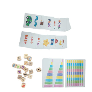 Learning Letters and Numbers Toy – Fun Educational Set with Flashcards & Counting Sticks - Fun Learning Store