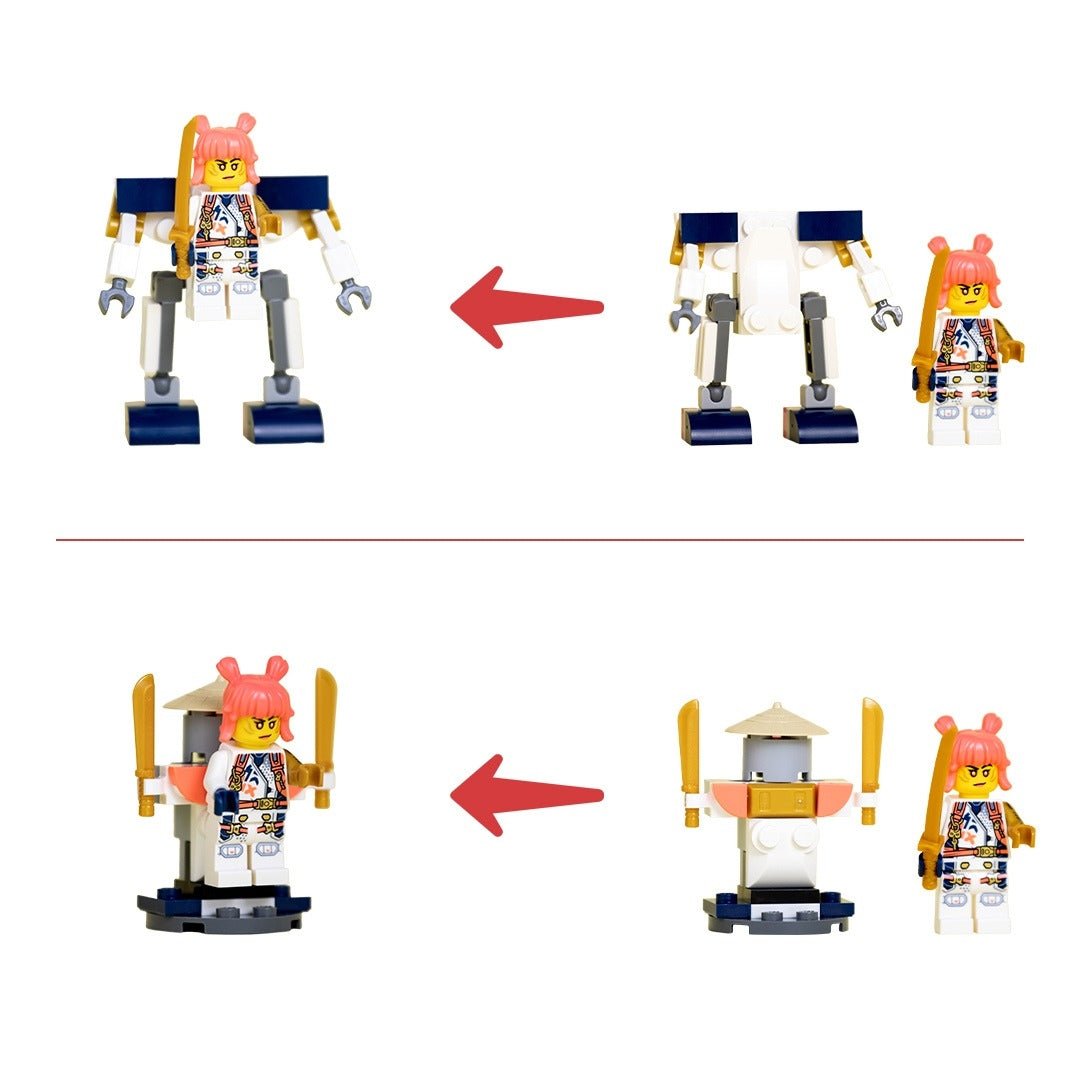 LEGO® NINJAGO - Ninga Doels Read & Play Set – Build, Read, and Battle! - Fun Learning Store